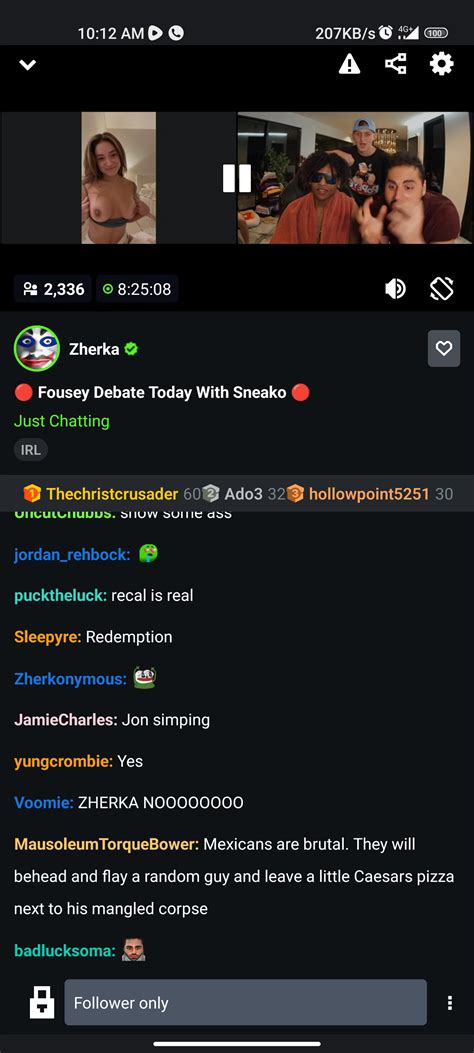 Mia (@mkdobo) is LIVE .